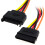 kenable SATA Power Extension Cable for Internal Sata Hard Drives 25cm 1
