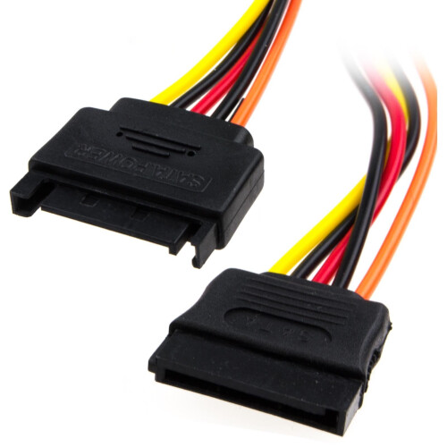 kenable SATA Power Extension Cable for Internal Sata Hard Drives 25cm