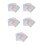 Zelfklevende Ronde Stickers Reflecterend Multi 8