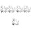 5Sets Durable Silver Clarinet and Saxophone Repair Tool Kit 3