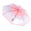 Automatic Umbrella 8 Ribs, 12.3oz Pink Transparent 9