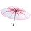 Automatic Umbrella 8 Ribs, 12.3oz Pink Transparent 7