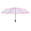 Automatic Umbrella 8 Ribs, 12.3oz Pink Transparent 15