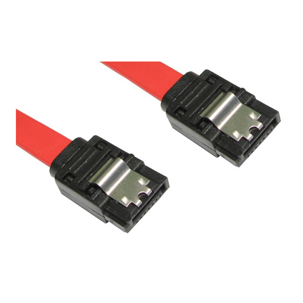 Kenable Locking Straight Sata Plug To Straight Sata Plug Cable Lead 45Cm