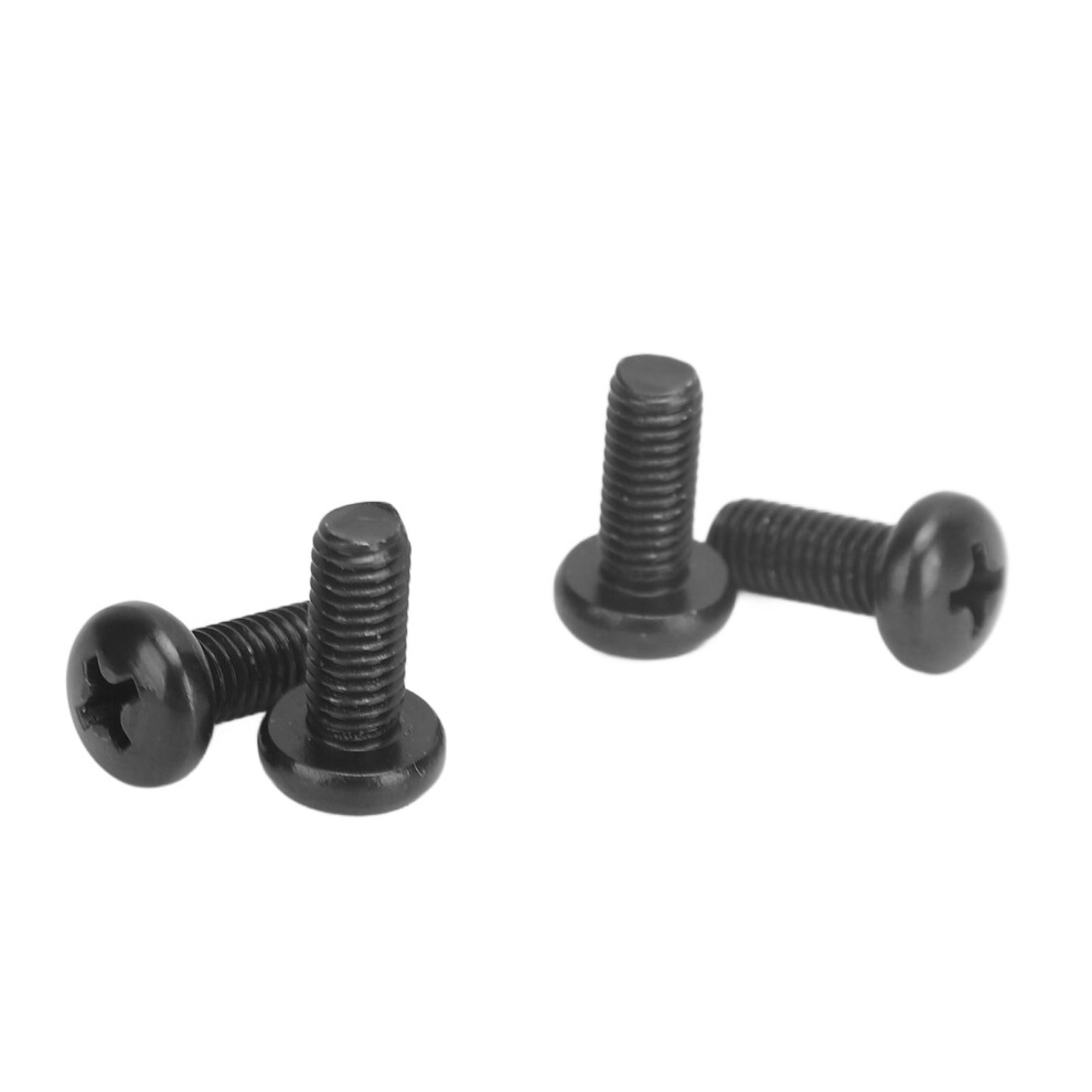 4X Licence Plate Screws Stainless Black 7055741247569