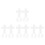 40Pcs Durable Plastic Mesh Canvas for Yarn Crafting Embroidery DIY 4