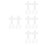 40Pcs Durable Plastic Mesh Canvas for Yarn Crafting Embroidery DIY 6