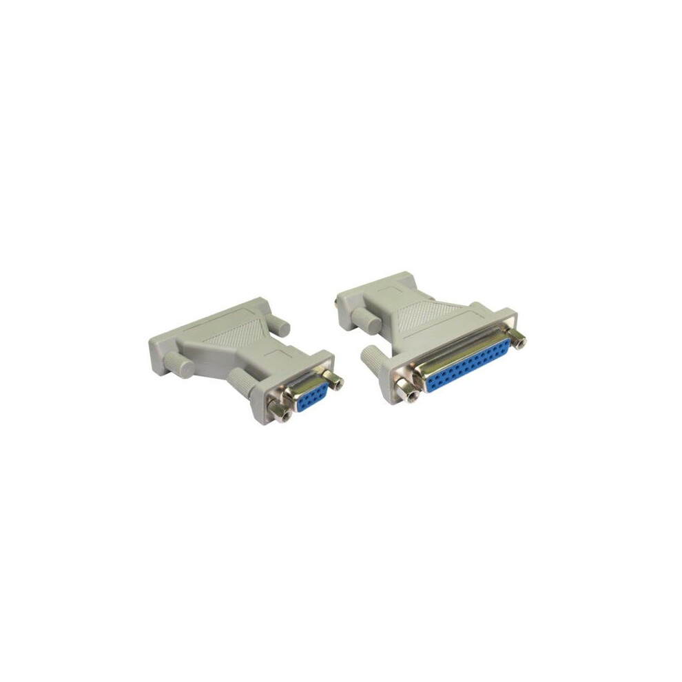 9 Pin Serial Female To 25 Pin Serial Female Adapter Converter 5055383463466