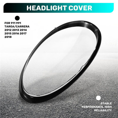 Cache-Phare Noir Transparent pour  911 991 Targa/ 12-18 B 2