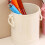 Plastic Pen Holder - Large Capacity - White 50g 1