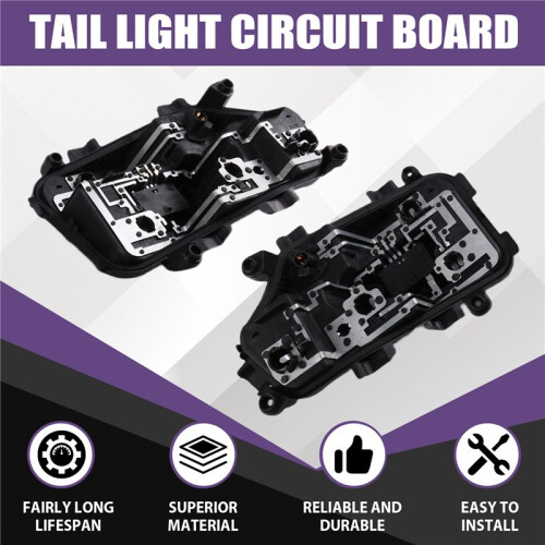 1Pair Rear Brake Tail Lamp Circuit Board Bulb Base for  Elysee C-Elysee M43R 2017-2019 Tail Light Circuit Board 1