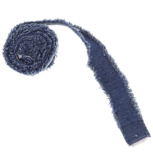 2Rolls Dark Blue Polyester Ribbon for Cake Decor and Gift Box Wrapping 1