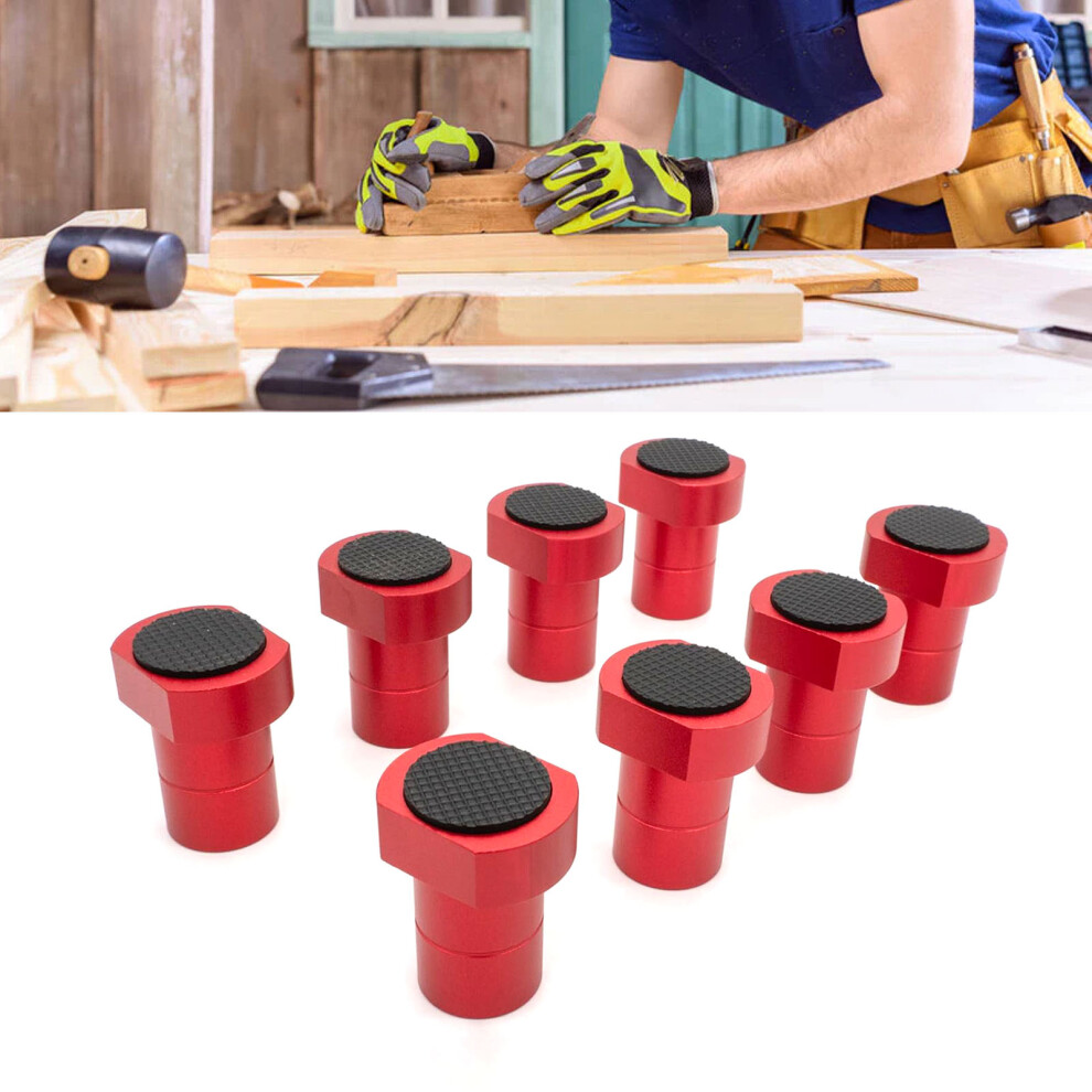 Aluminium Alloy Bench Dogs 8Pcs Non Slip Inserts For Clamping And Milling 19Mm 9381386480428