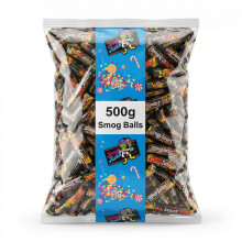 500g Toxic Waste Sour Smog Balls Extreme Candy Bulk Bag