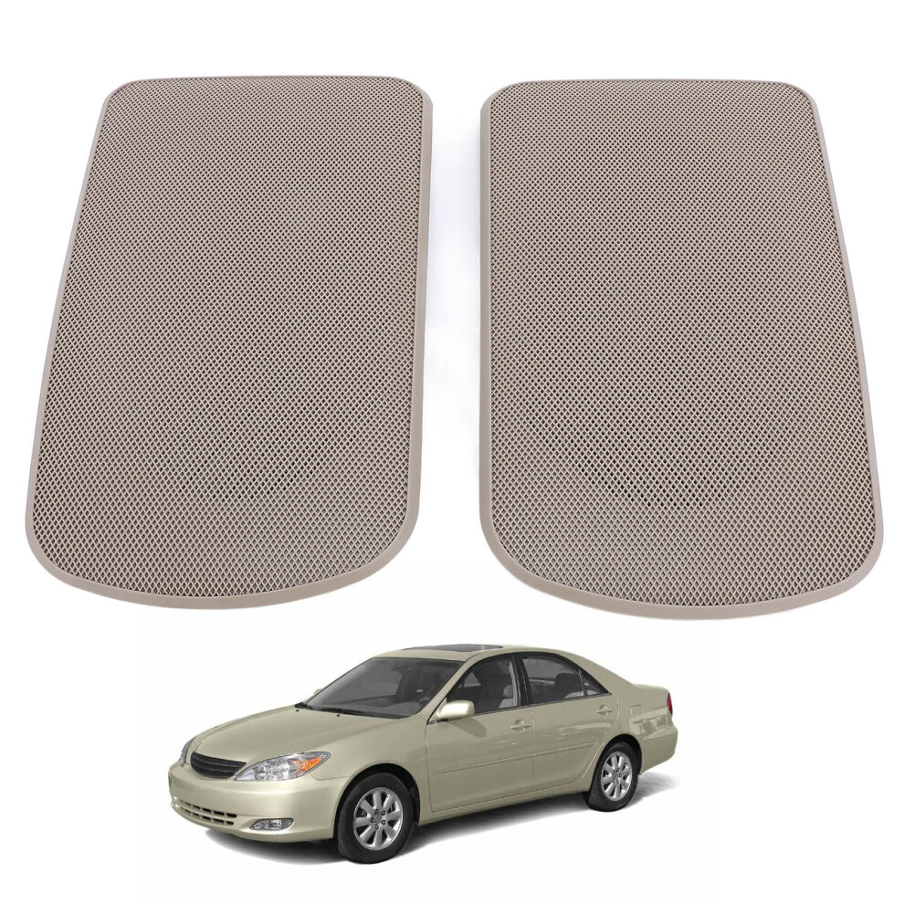 2Pcs Rear Speaker Grille Cover For Camry 2002-2006 Beige 4961386481165