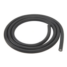 Black 7mm Ignition Cable 1M Length PVC Insulated Copper for Car Motorcycle Use