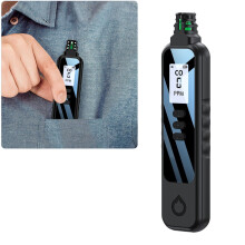 Détecteur de gaz à écran LCD haute sensibilité | Portable, noir, camping en plein air