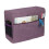 Foldable Violet Polyester Sewing Machine Dust Cover, 17x7.5x13in 6
