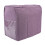 Foldable Violet Polyester Sewing Machine Dust Cover, 17x7.5x13in 8
