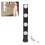 Portable 4 LED Vanity Light, 3 Color Temp,USB, Bright Fill Stick 14