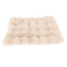Ultra Weiche Bubble Plüsch Haustierbettmatte 50x68cm Wärmend für Hunde und Katzen