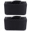 2Pièces Rangement Cd Dvd Noir Zipper Facile Usage 6