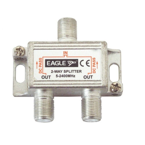 kenable F-Type Screw Connector Splitter For Virgin Cable 2 way 2.4G