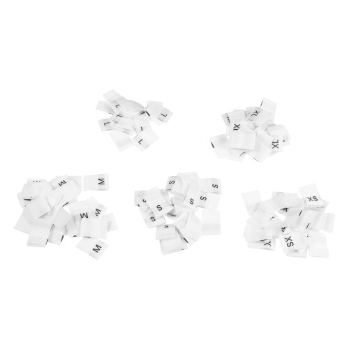 2500Pièces Étiquettes Taille Polyvalentes Lavable Pour Vêtements 1