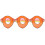 3Pièces Écran Solaire Orange Pour Casque De Construction Usage Féminin 6