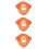 3Pièces Écran Solaire Orange Pour Casque De Construction Usage Féminin 7
