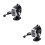 2Pcs Car Warmer Heater ABS Portable Adjustable Fan for Dashboard Use 5