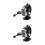 2Pcs Car Warmer Heater ABS Portable Adjustable Fan for Dashboard Use 6