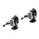 2Pcs Car Warmer Heater ABS Portable Adjustable Fan for Dashboard Use 7