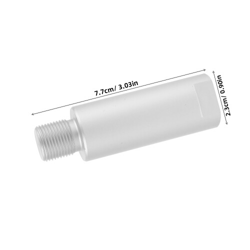 Amortisseur Arrière Extension Aluminium Argenté Durable 2