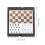 4Ensembles Jeu D'échecs Pliable Noir Compact Pour Enfants 9