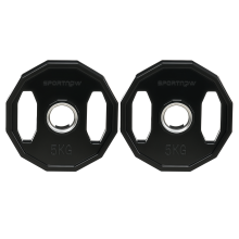 Discos de Pesas Negro 24 x 24 x 3.5 cm
