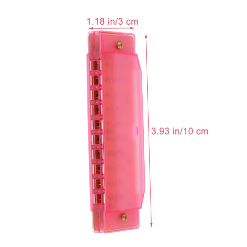 Harmonica Enfant Rouge ABS Débutant Instrument Musical Portable 2