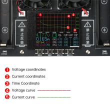 New 8 Channels 18650 Lithium Battery Capacity Tester Module MAh MWh Capacity Division Internal Resistance Measuring
