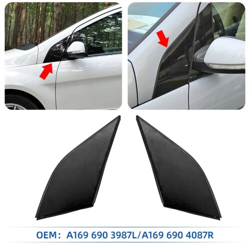 Rear Mirror Side Triangle Plate Triangular Window Trim Plate A1696903987L A1696904087R for - B-Class W245 2