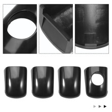 4Pcs Door Handle End Cover Cap Trim Set Front Rear 9101GG 9101JS 9101JR 9101GE for Berlingo C3 C4
