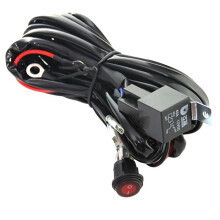 Motorcycle 300W LED Light Bar Wire Harness 12V 40A Light Bar Wire Harness Waterproof /Off Round