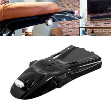 Błotnik Tylny Motocykla Ze Światłem Stopu dla R Nine T Scrambler Urban Pure Racer 2014-2019 Srebrny