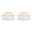 2Pcs Lightweight Plastic Display Case with Dustproof Design 5