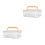 2Pcs Lightweight Plastic Display Case with Dustproof Design 6