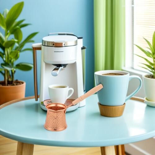 Panela De Café Turco Com Alça De Madeira Para Casa 2