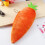 Plush Large Capacity 3D Carrot Shape Pencil Case for Students 9
