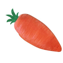 Plush Large Capacity 3D Carrot Shape Pencil Case for Students
