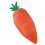 Plush Large Capacity 3D Carrot Shape Pencil Case for Students 11