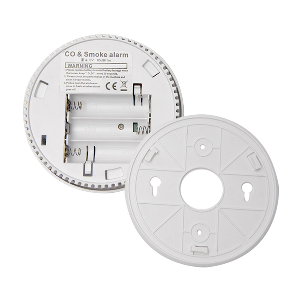 Dual Smoke & Co Detector, 10.7Cm, High Stability Sensors, Alarm 9461386489543