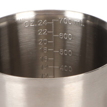 Messbecher Edelstahl 304 mit Deckel, 700 ml